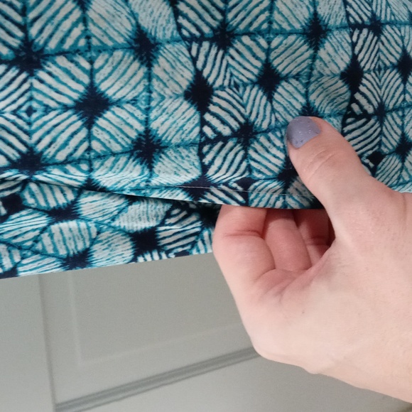 ๐ ๐Brooks Brothers 346๐ - Aqua/Teal Pleated Poplin Button Down Shirtdress - Picture 9 of 15